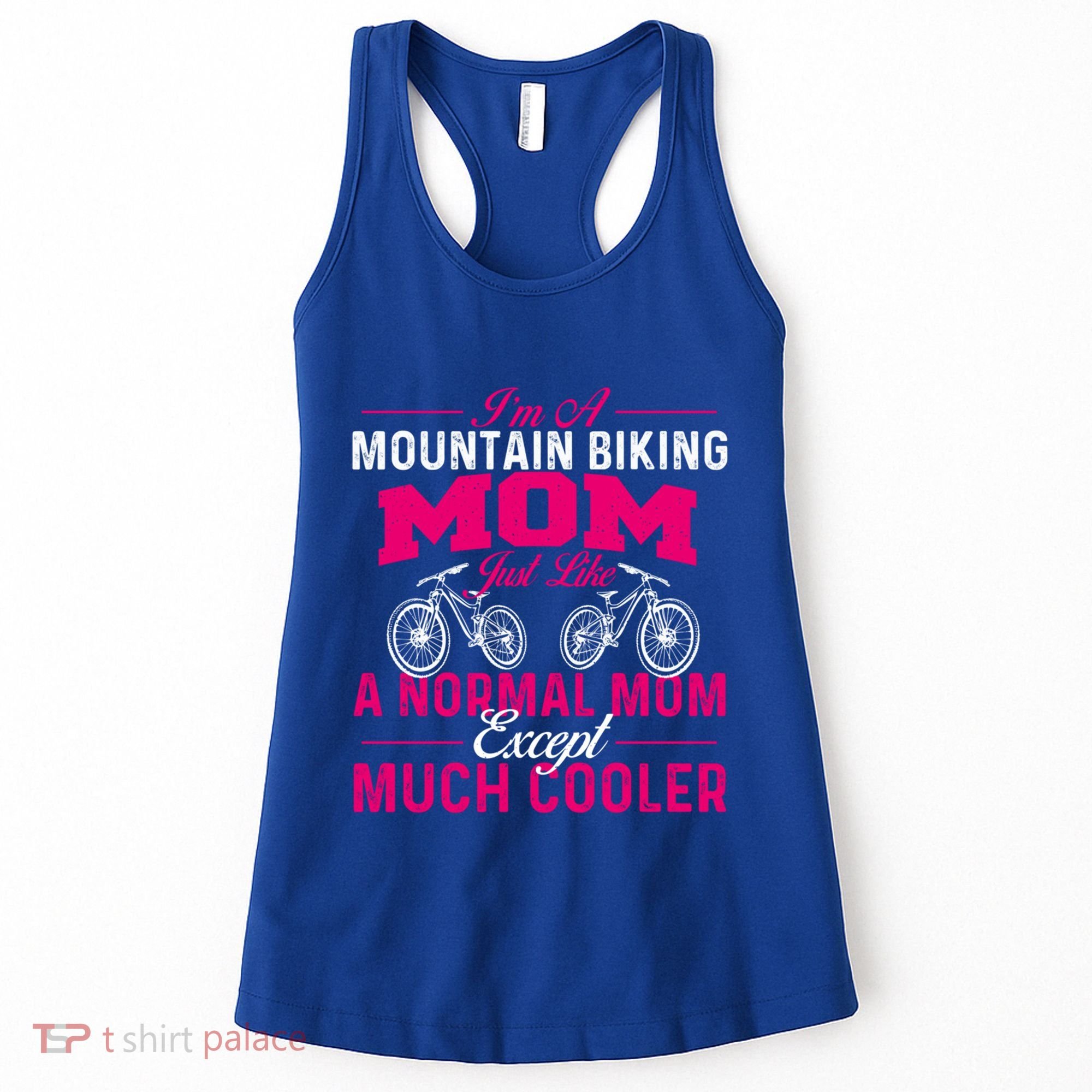 IM A Mountain Biking Mom Cyclist Cycling Coach Bicycle Gift Women's Tank Top