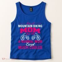 IM A Mountain Biking Mom Cyclist Cycling Coach Bicycle Gift Tank Top thumb 2