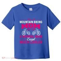 IM A Mountain Biking Mom Cyclist Cycling Coach Bicycle Gift Toddler T-Shirt thumb 0