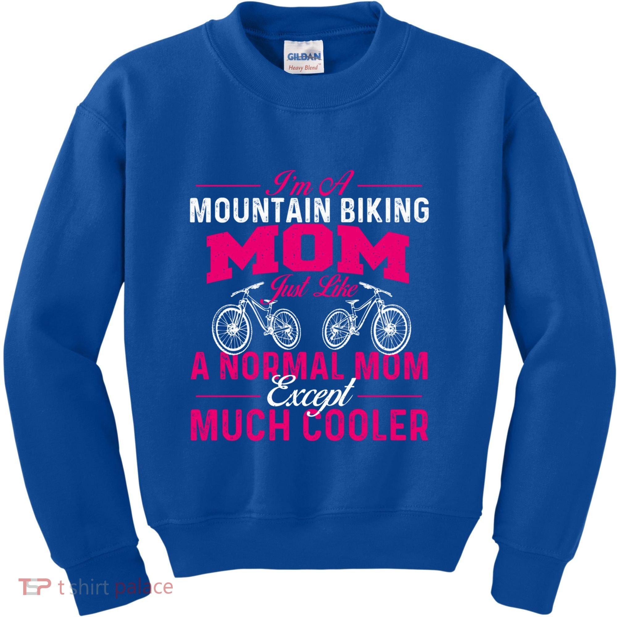 IM A Mountain Biking Mom Cyclist Cycling Coach Bicycle Gift Kids Sweatshirt
