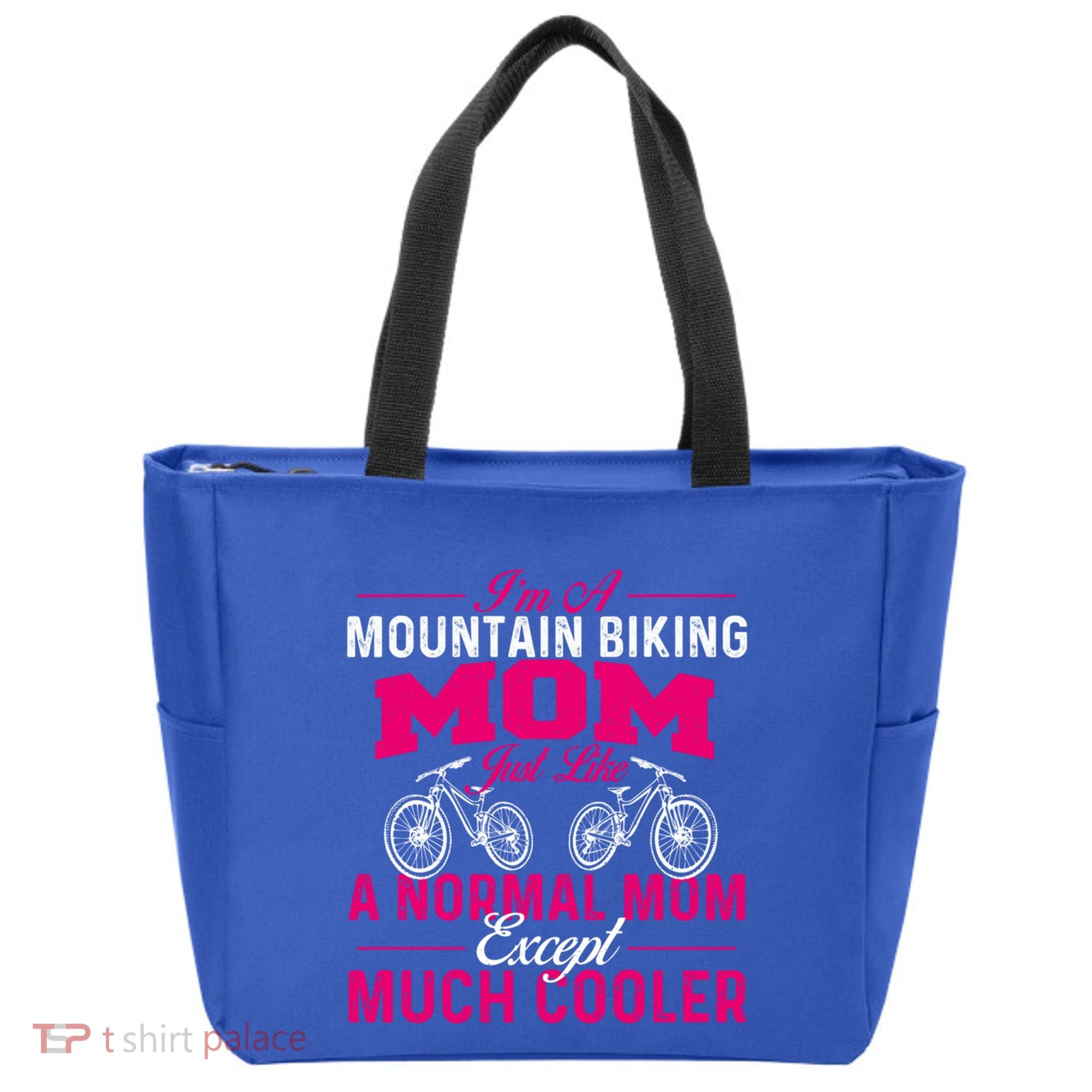 IM A Mountain Biking Mom Cyclist Cycling Coach Bicycle Gift Tote Bag