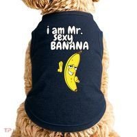 i am mr sexy Banana Funny For Fruit Lovers Doggie Tank thumb 0