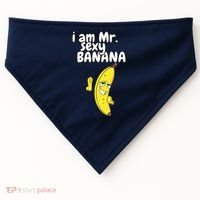 i am mr sexy Banana Funny For Fruit Lovers USA-Made Doggie Bandana thumb 0