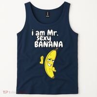 i am mr sexy Banana Funny For Fruit Lovers Tank Top thumb 2