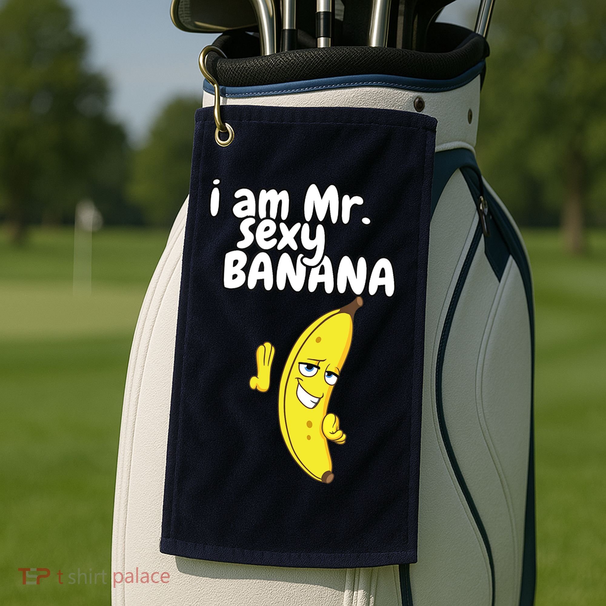 i am mr sexy Banana Funny For Fruit Lovers Golf Towel
