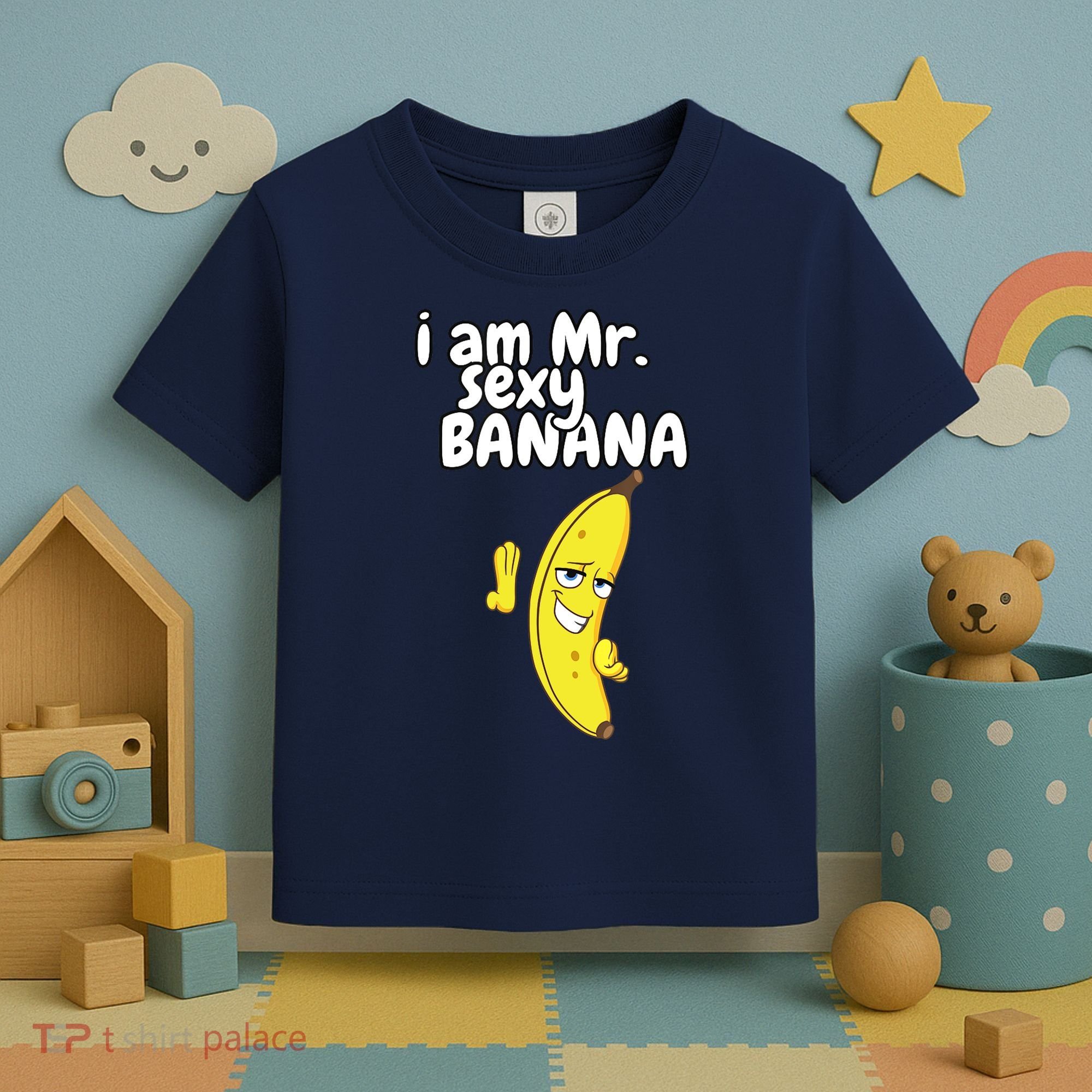 i am mr sexy Banana Funny For Fruit Lovers Toddler T-Shirt
