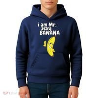 i am mr sexy Banana Funny For Fruit Lovers Kids Hoodie thumb 4