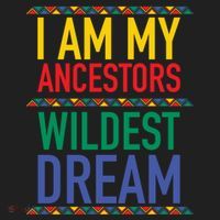 I Am My Ancestors Wildest Dreams Black History Month Gift Golf Towel thumb 3