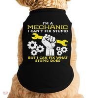 Im A Mechanic Cant Fix Stupid Funny Car Auto Garage Doggie Tank thumb 0
