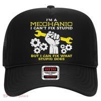 Im A Mechanic Cant Fix Stupid Funny Car Auto Garage Hat thumb 0