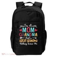 I'm A Mom Grandma And A Great Grandma Nothing Scares Me Backpack thumb 0