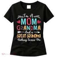 I'm A Mom Grandma And A Great Grandma Nothing Scares Me Women's T-Shirt thumb 0
