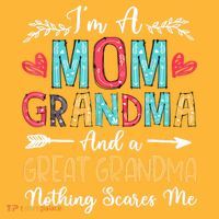 I'm A Mom Grandma And A Great Grandma Nothing Scares Me Polo thumb 2