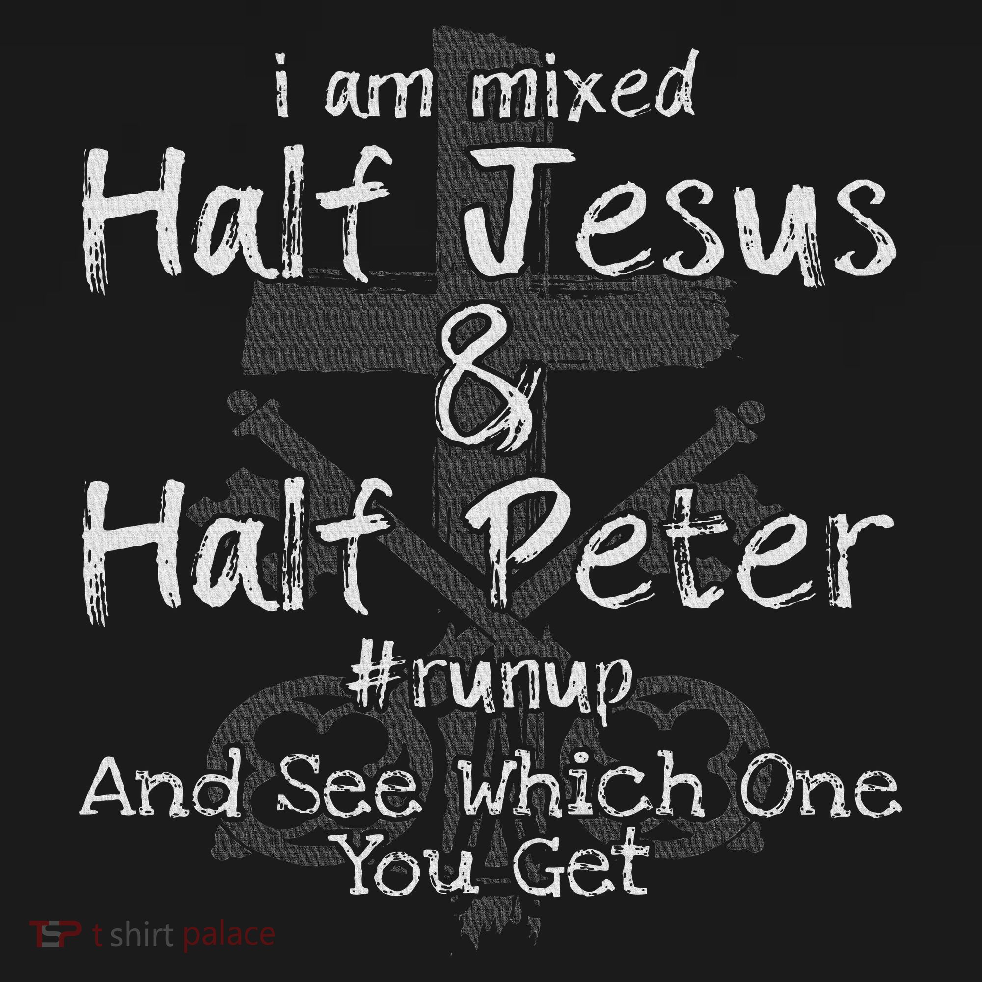 I Am Mixed Half Jesus And Half Peter Christian Runup Gift Apron