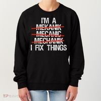 IM A Mechanic I Fix Things Fathers Day Women's Sweatshirt thumb 0