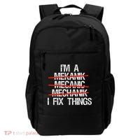 IM A Mechanic I Fix Things Fathers Day Backpack thumb 0