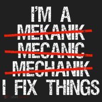 IM A Mechanic I Fix Things Fathers Day Beanie thumb 2