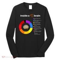 Inside A Ms Brain Multiple Sclerosis Awareness Chart Long Sleeve Shirt thumb 0