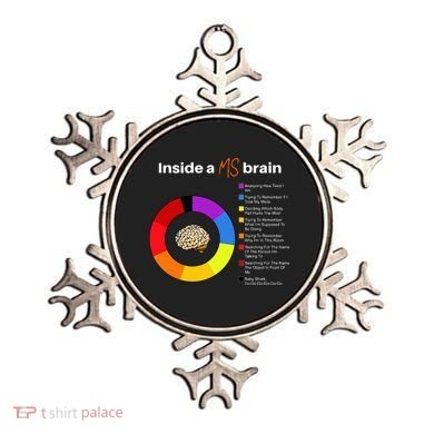 Inside A Ms Brain Multiple Sclerosis Awareness Chart Ornament
