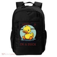 IM Awesome Math Confirms IM A Duck Funny Cute Duck Humor Backpack thumb 0