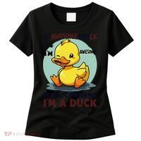 IM Awesome Math Confirms IM A Duck Funny Cute Duck Humor Women's T-Shirt thumb 0