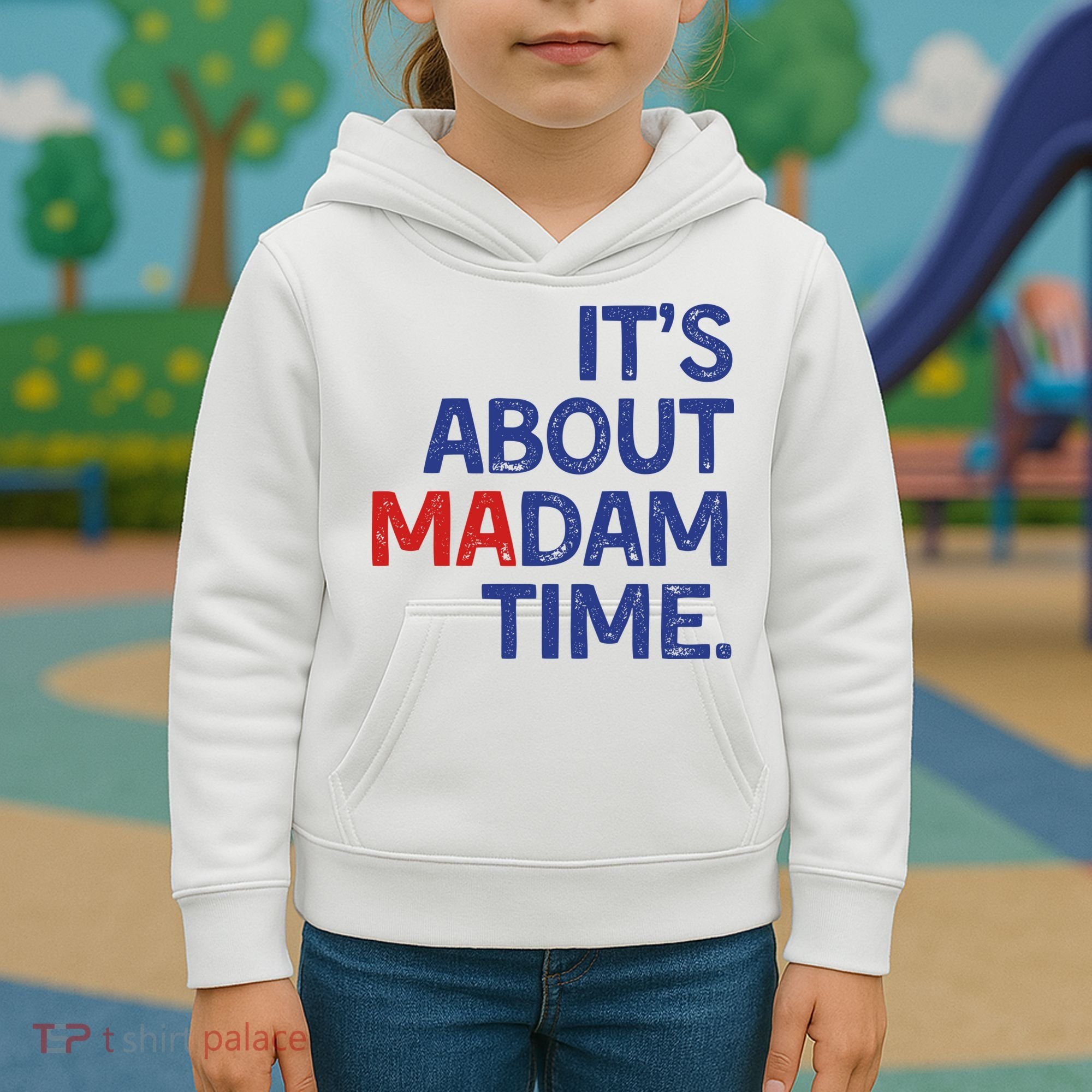 ItS About Madam Time Kids Hoodie