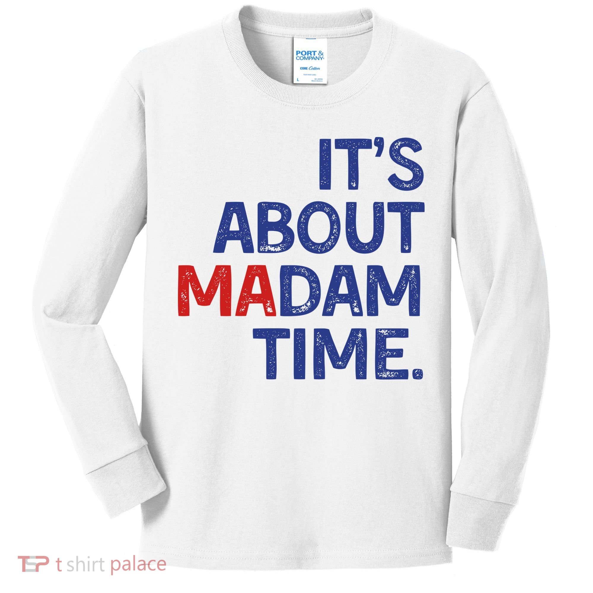 ItS About Madam Time Kids Long Sleeve Shirt