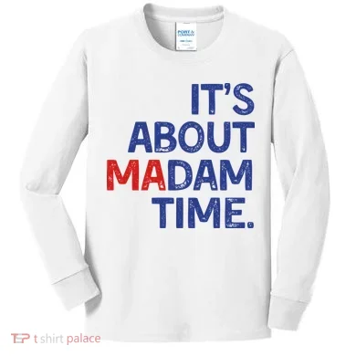 ItS About Madam Time Kids Long Sleeve Shirt