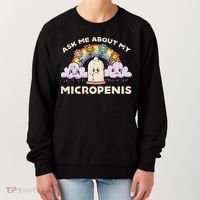 Inappropriate Ask Me About My Micro Funny Humor Joke Gag Gift Women's Sweatshirt thumb 0