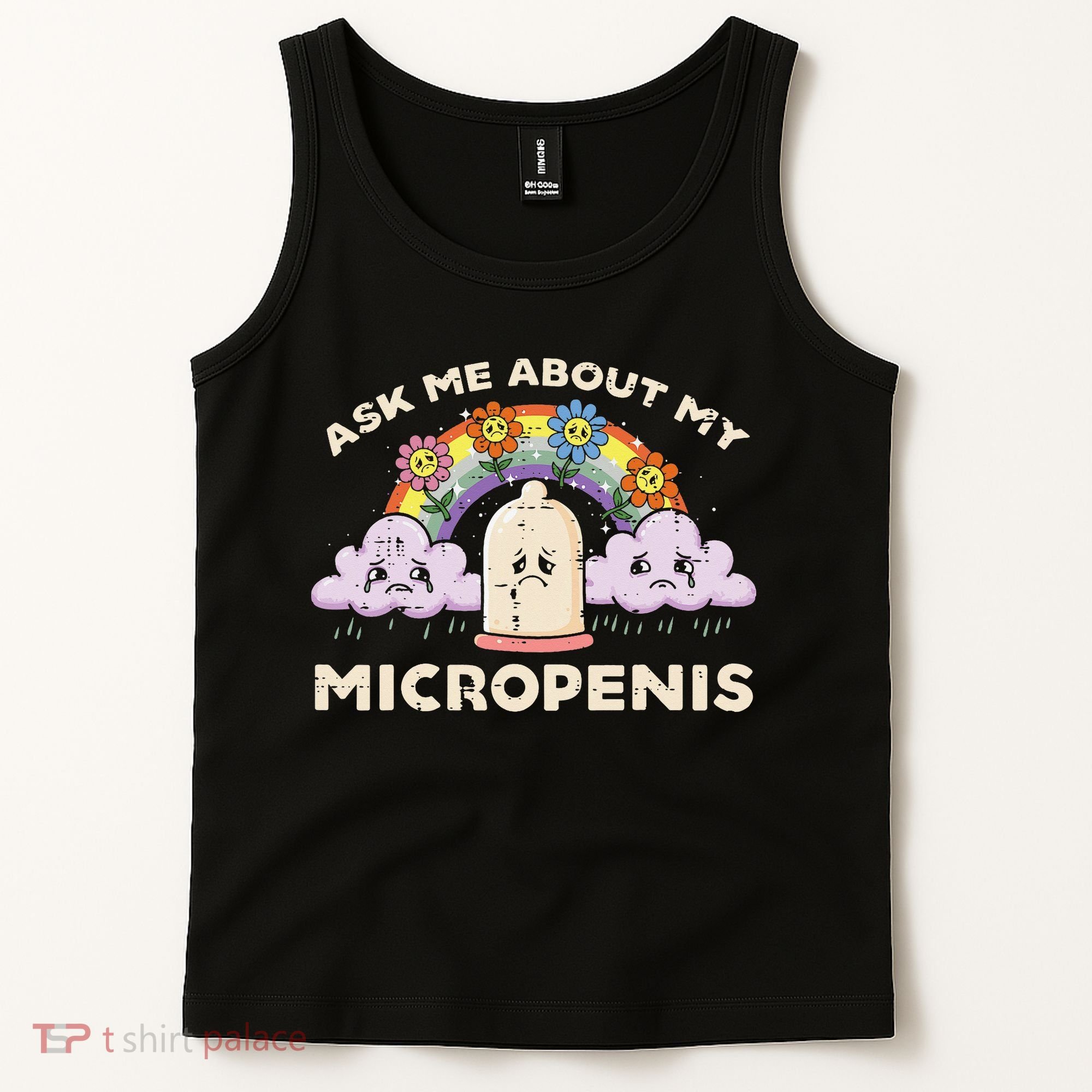 Inappropriate Ask Me About My Micro Funny Humor Joke Gag Gift Tank Top