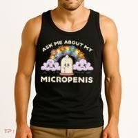 Inappropriate Ask Me About My Micro Funny Humor Joke Gag Gift Tank Top thumb 3