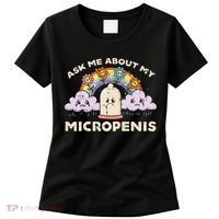 Inappropriate Ask Me About My Micro Funny Humor Joke Gag Gift Women's T-Shirt thumb 0