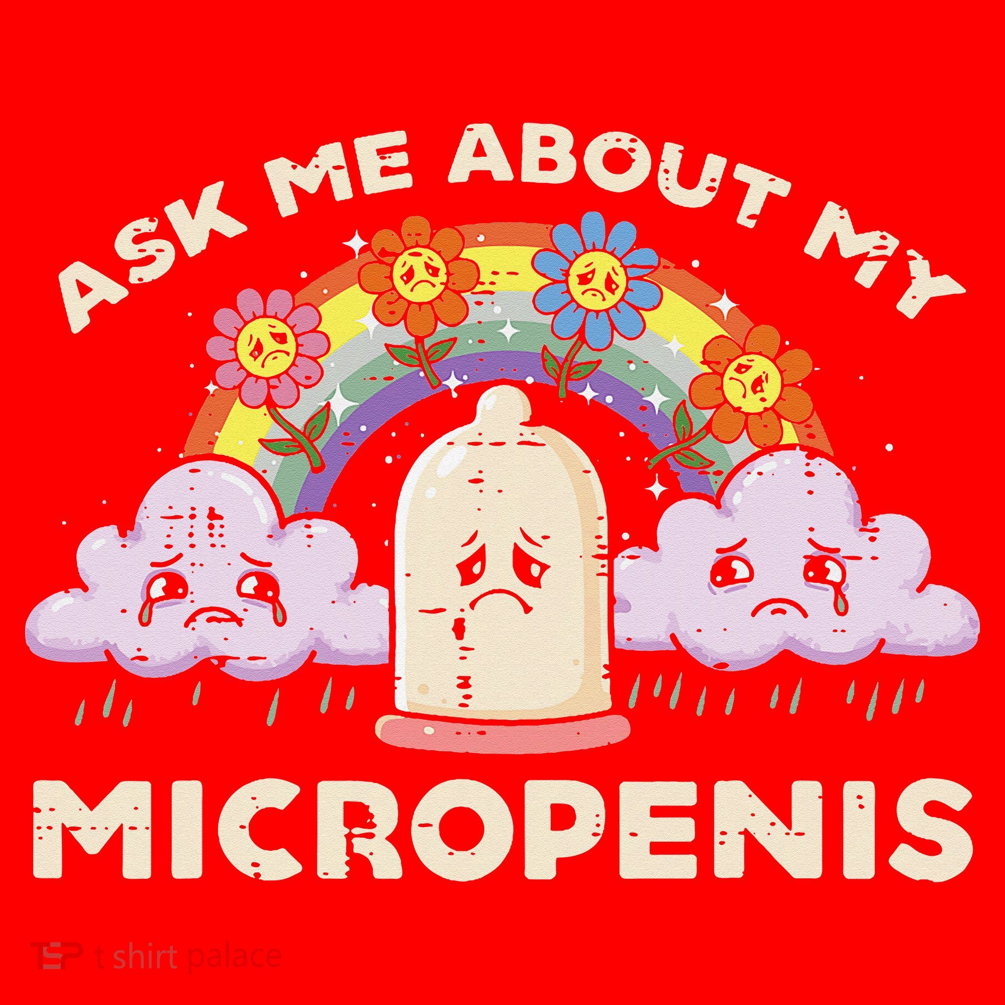 Inappropriate Ask Me About My Micro Funny Humor Joke Gag Gift Santa Hat