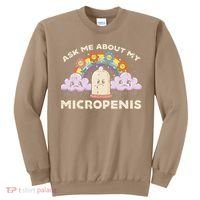 Inappropriate Ask Me About My Micro Funny Humor Joke Gag Gift Sweatshirt thumb 0