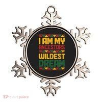 I Am My Ancestors Wildest Dream Black History Juneteenth Ornament thumb 0