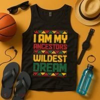I Am My Ancestors Wildest Dream Black History Juneteenth Tank Top thumb 4