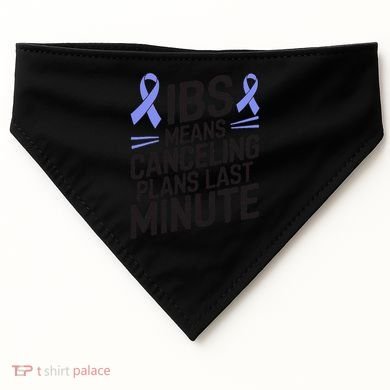 IBS Awareness Month Irritable Bowel Syndrome USA-Made Doggie Bandana