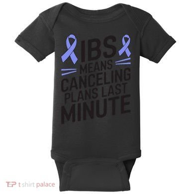 IBS Awareness Month Irritable Bowel Syndrome Baby Bodysuit