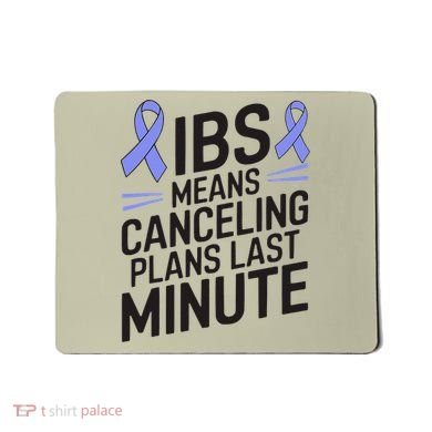 IBS Awareness Month Irritable Bowel Syndrome Mousepad