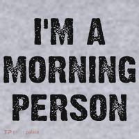 I'm A Morning Person Funny White Lie Joke Party Women's Sweatshirt thumb 2