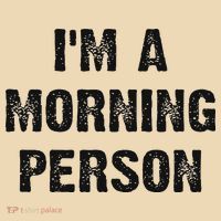 I'm A Morning Person Funny White Lie Joke Party Tote Bag thumb 4
