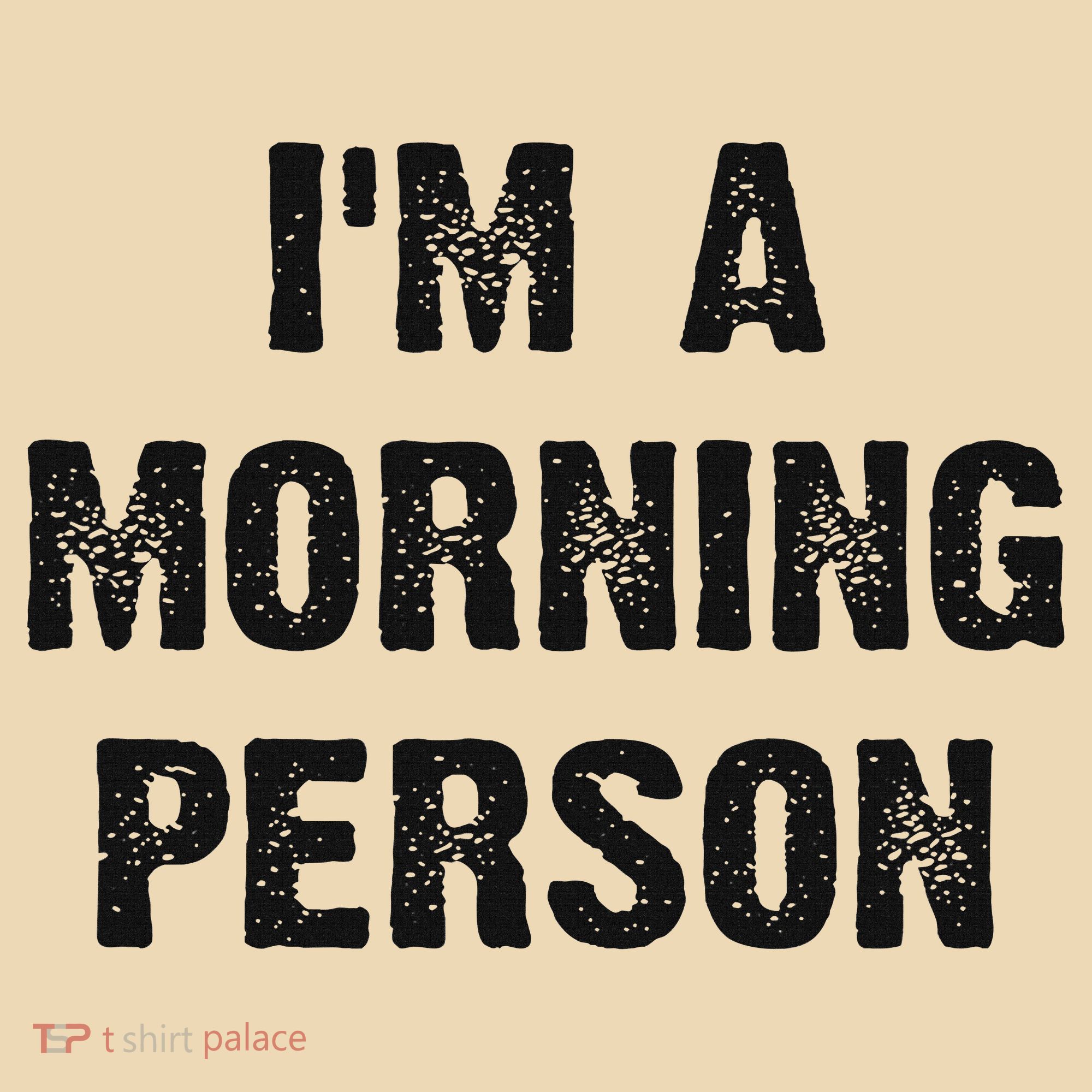 I'm A Morning Person Funny White Lie Joke Party Tote Bag