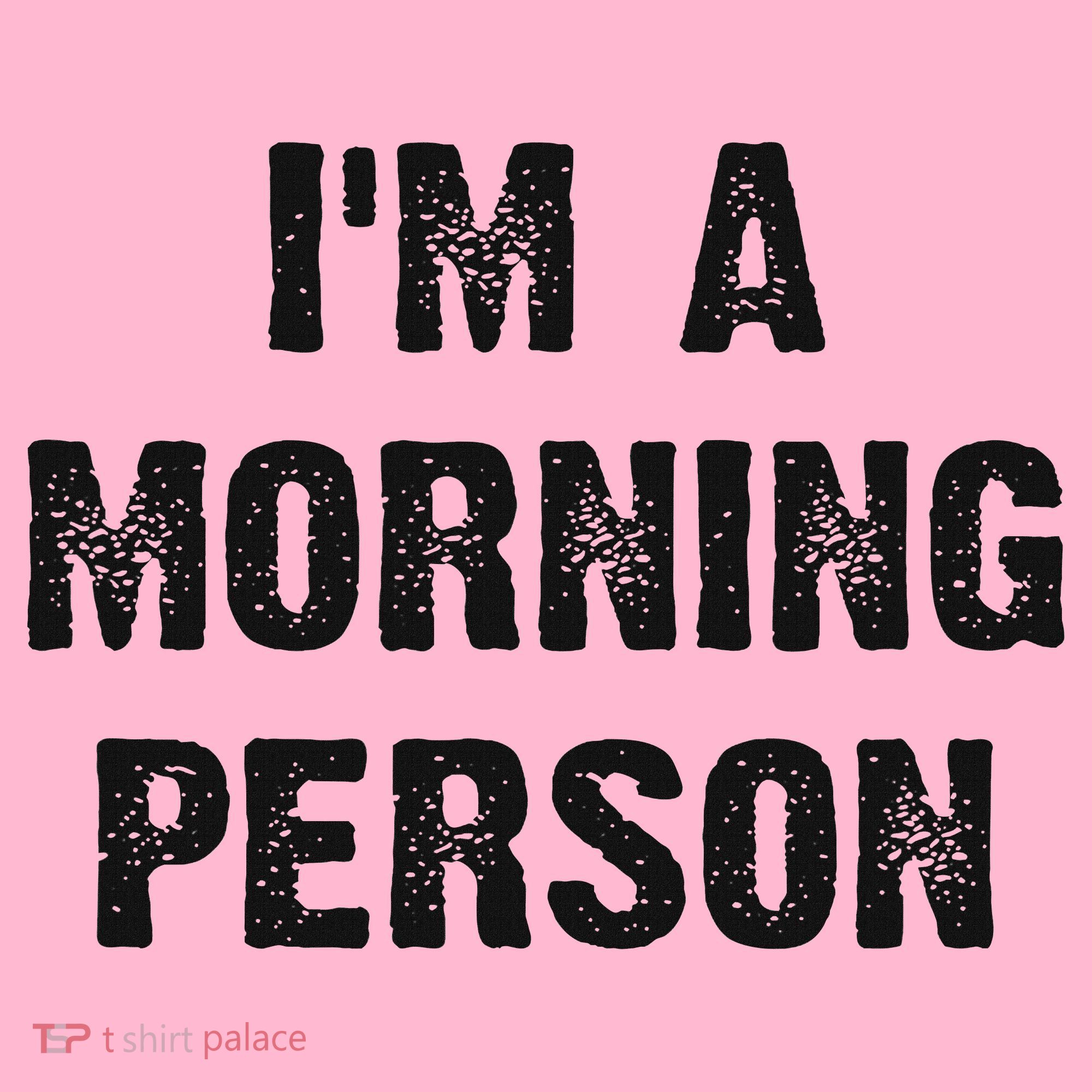 I'm A Morning Person Funny White Lie Joke Party Coaster