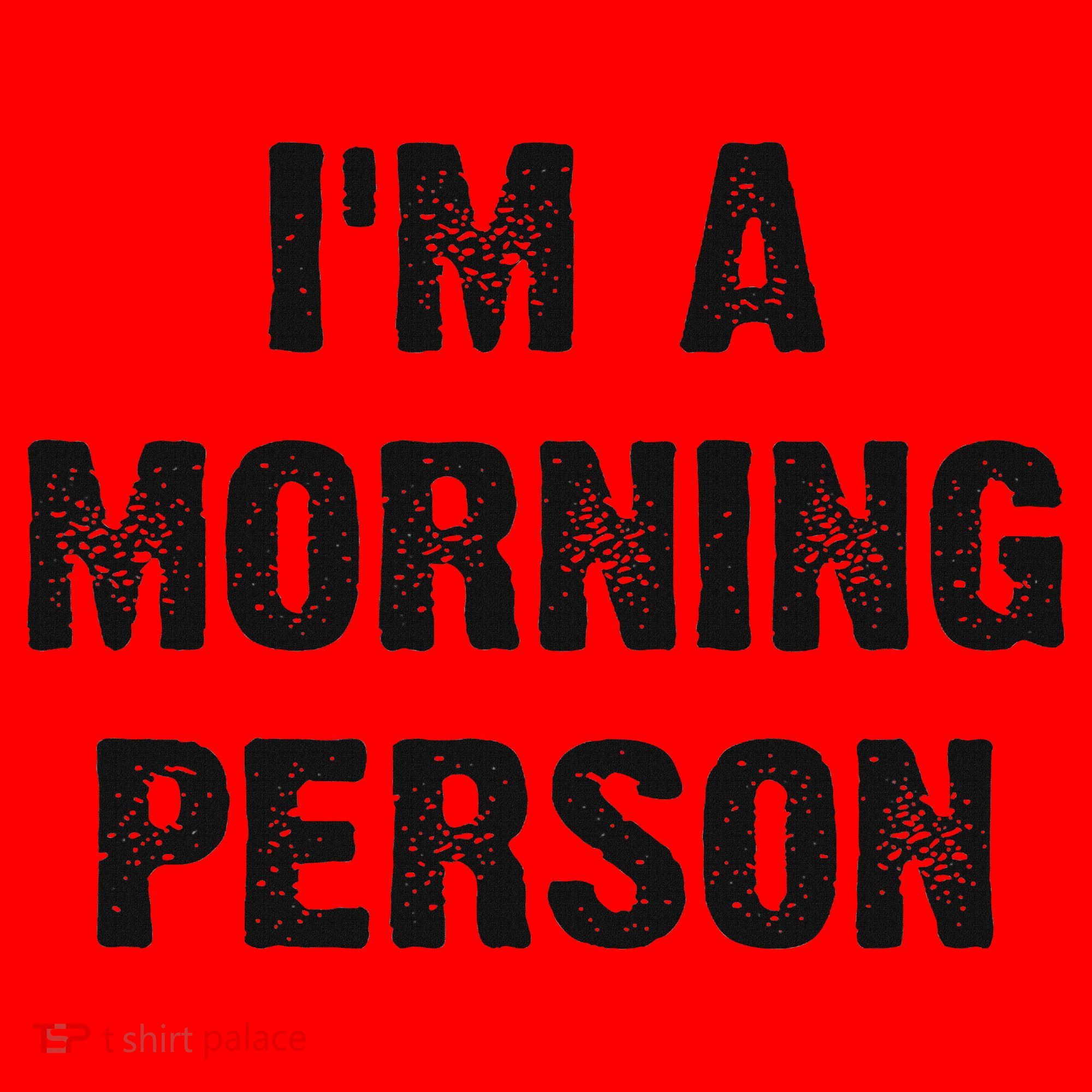 I'm A Morning Person Funny White Lie Joke Party Santa Hat