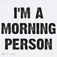 I'm A Morning Person Funny White Lie Joke Party Polo thumb 3