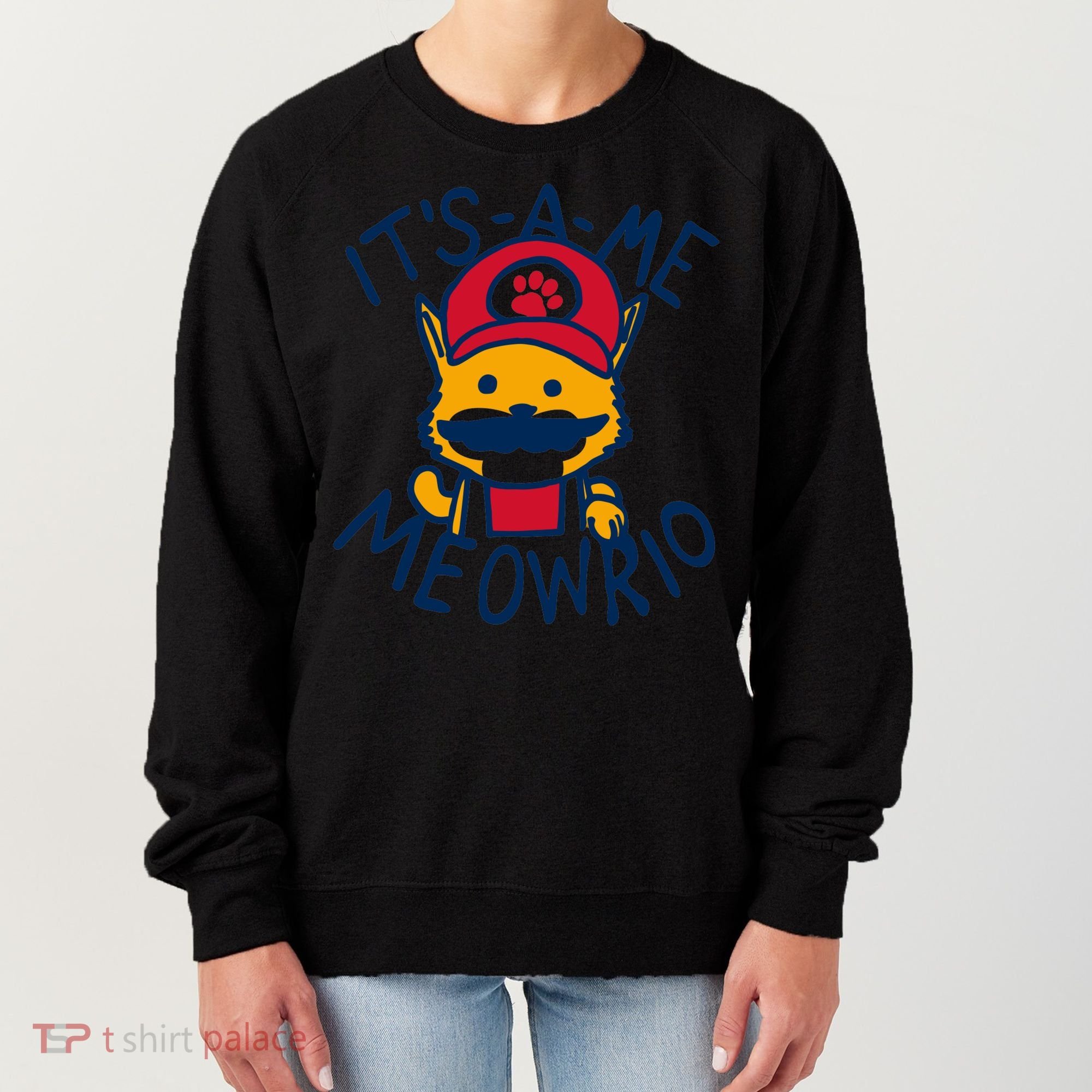 It's A Me Meowrio ,Funny Cat Lover Women's Sweatshirt