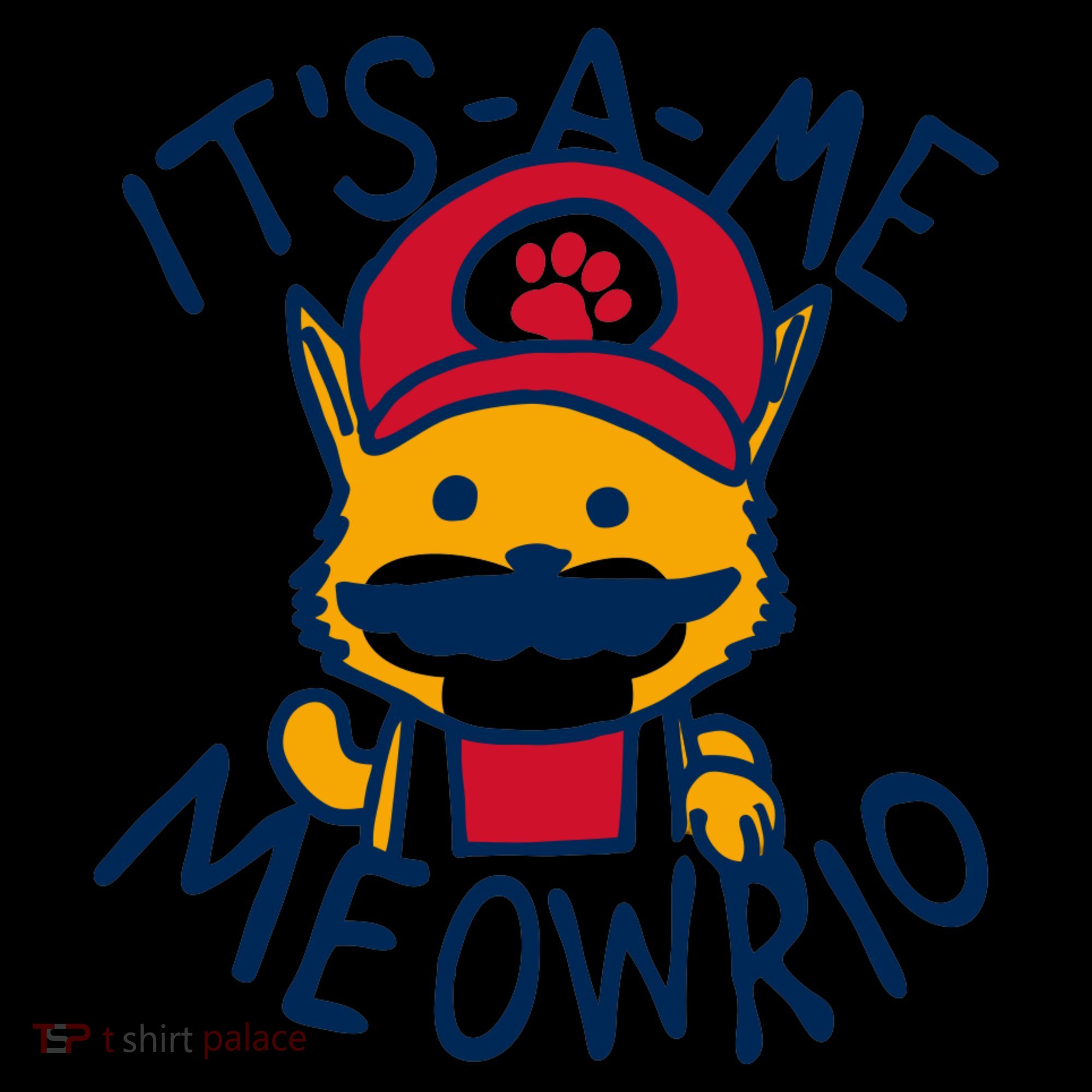 It's A Me Meowrio ,Funny Cat Lover Coaster