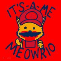It's A Me Meowrio ,Funny Cat Lover Santa Hat thumb 1