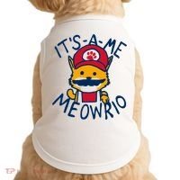 It's A Me Meowrio ,Funny Cat Lover Doggie Tank thumb 0