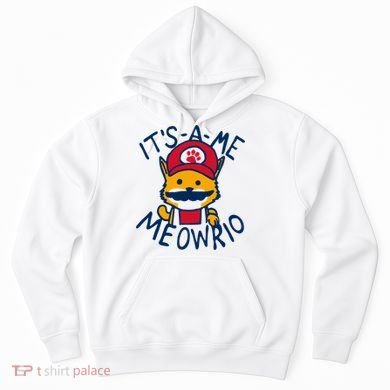 It's A Me Meowrio ,Funny Cat Lover Hoodie